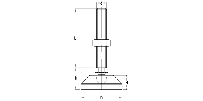 不銹鋼萬向調(diào)節(jié)支撐腳